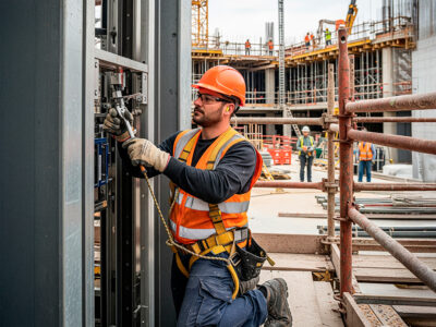 PRL para Instalación de ascensores en obras de contrucción